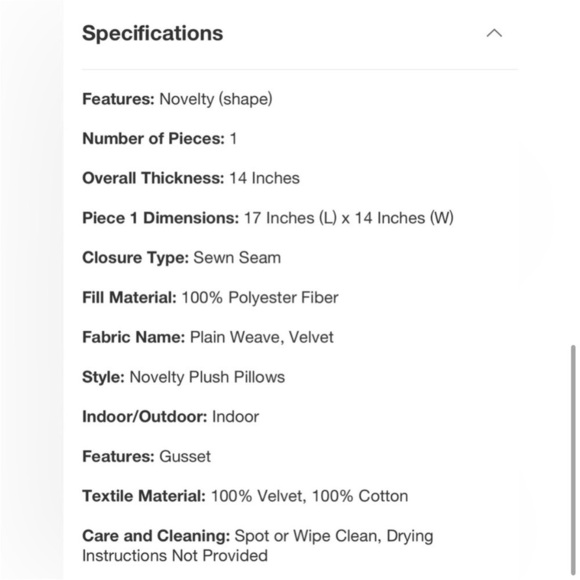 John Derian Mushroom Pillow NEW - Picture 6 of 6